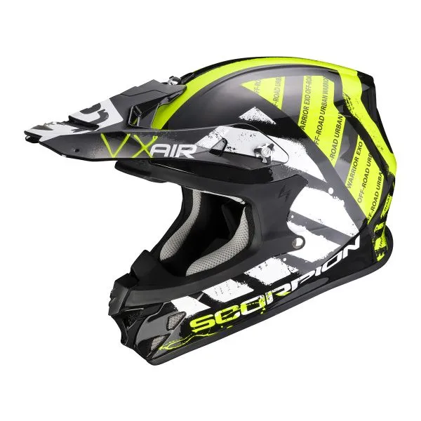 CASCO SCORPION VX21 AIR URBA BLACK NEON YELLOW 